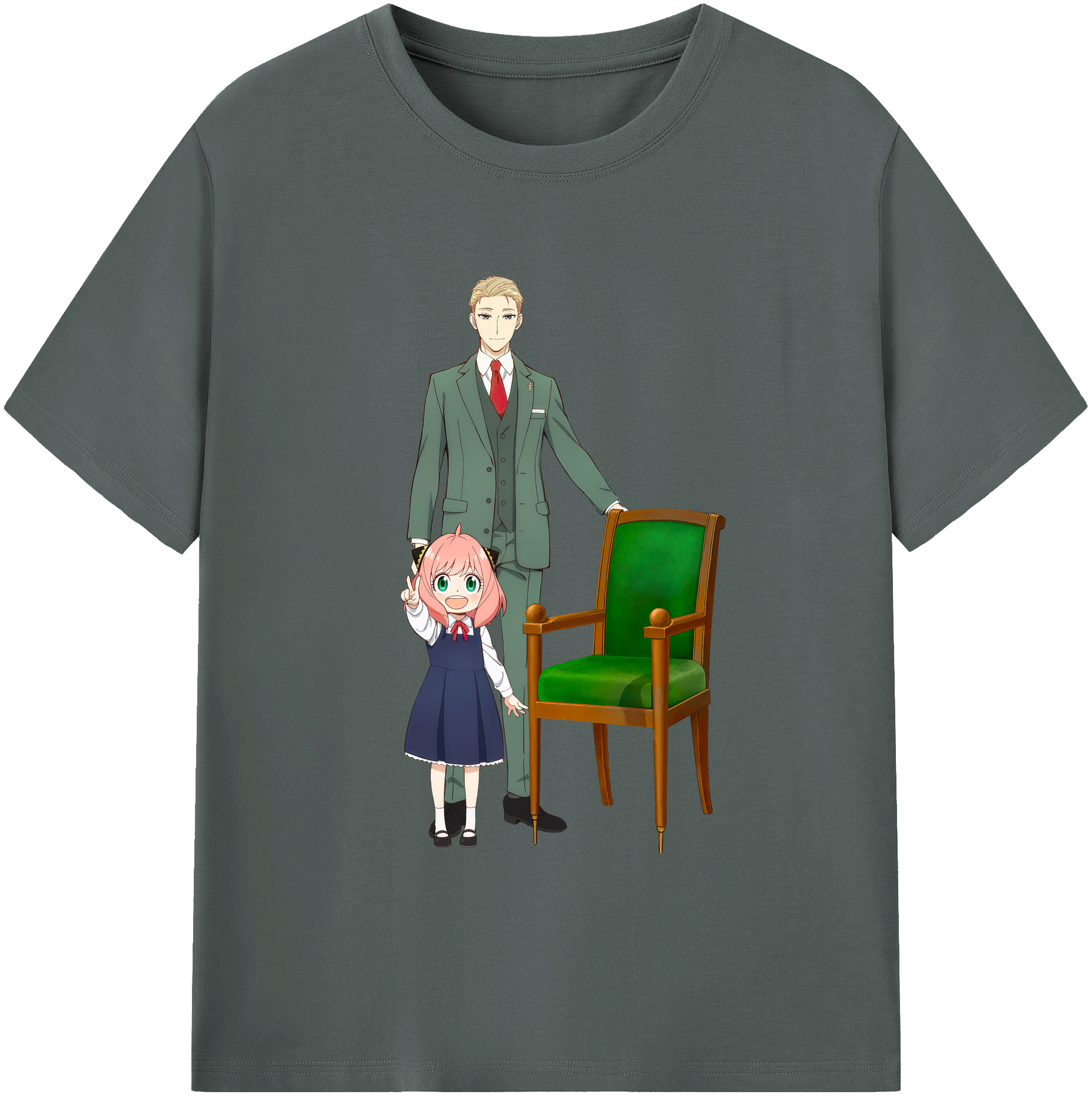 （画像用） SPY×FAMILY间谍家家酒 綿100％ メンズ半袖Tシャツ｜肌触りやわらか＆通気性